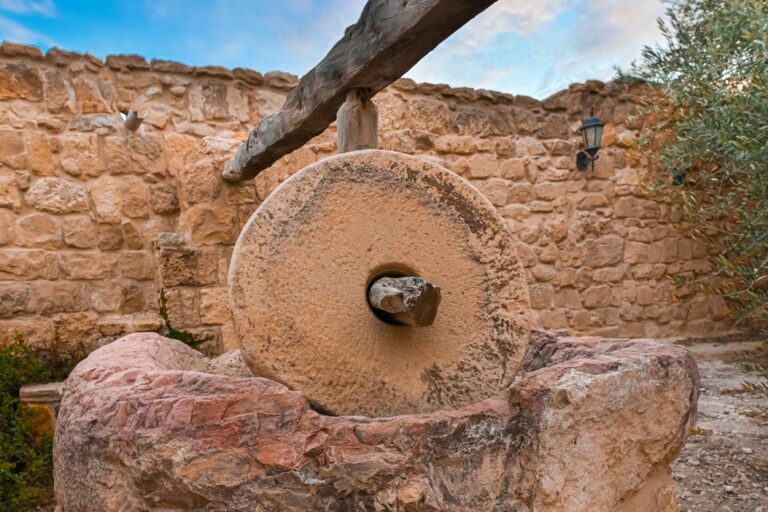 ancient stone olive oil press (2)